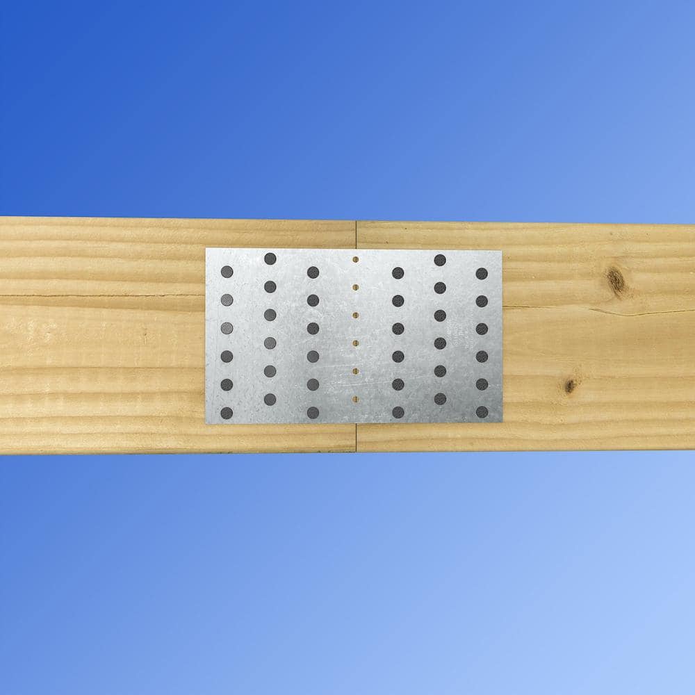 Simpson Strong-Tie TP 4-1/8 in. x 7 in. 20-Gauge Galvanized Tie Plate (3)