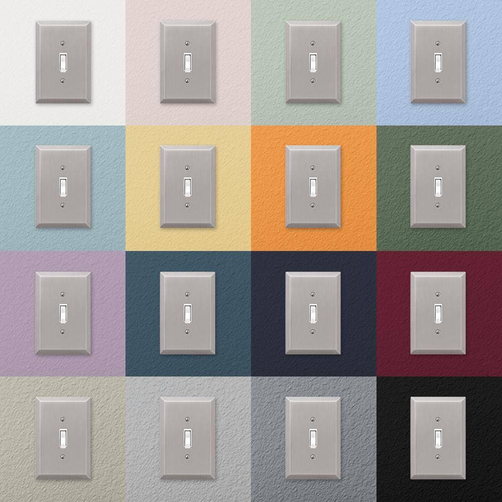 AMERELLE Oversized Gang Phone Steel Wall Plate (3)