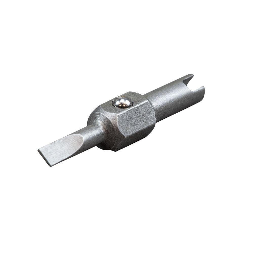 Klein Tools 1/8 in. Slotted and Schrader Replacement Bit (2)
