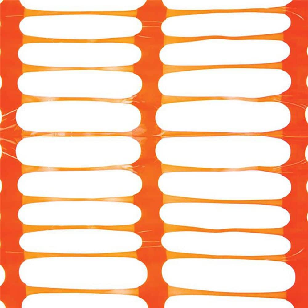 Everbilt 4 ft. x 100 ft. Orange Barrier Fence (3)