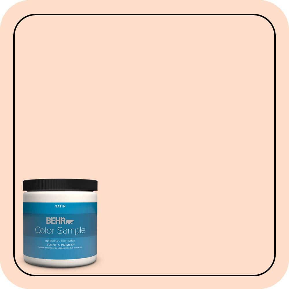 BEHR PREMIUM PLUS #230A-2 Beach Trail Enamel Interior/Exterior Paint & Primer Color Sample (1)