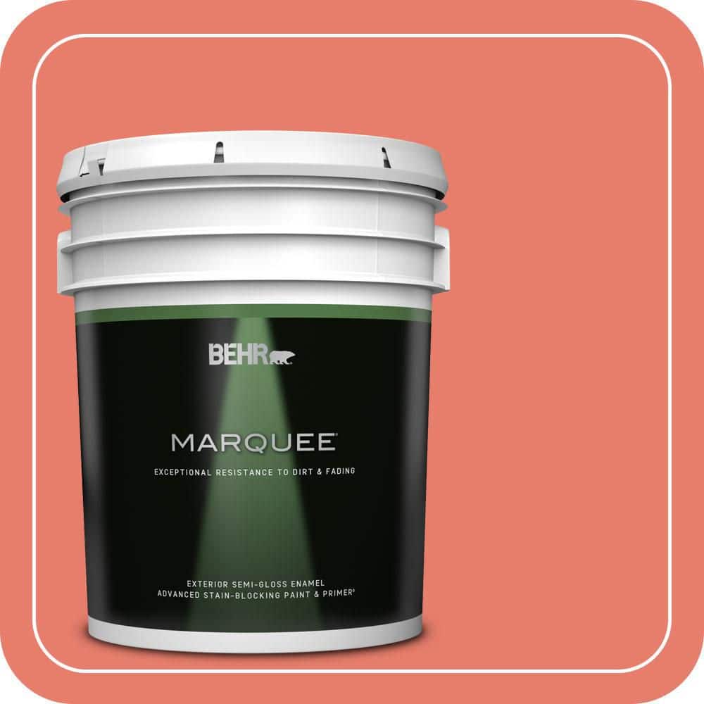 BEHR PREMIUM PLUS 1 gal. Home Decorators Collection #HDC-SM14-12 Cosmic Coral Semi-Gloss Enamel Low Odor Interior Paint & Primer (1)