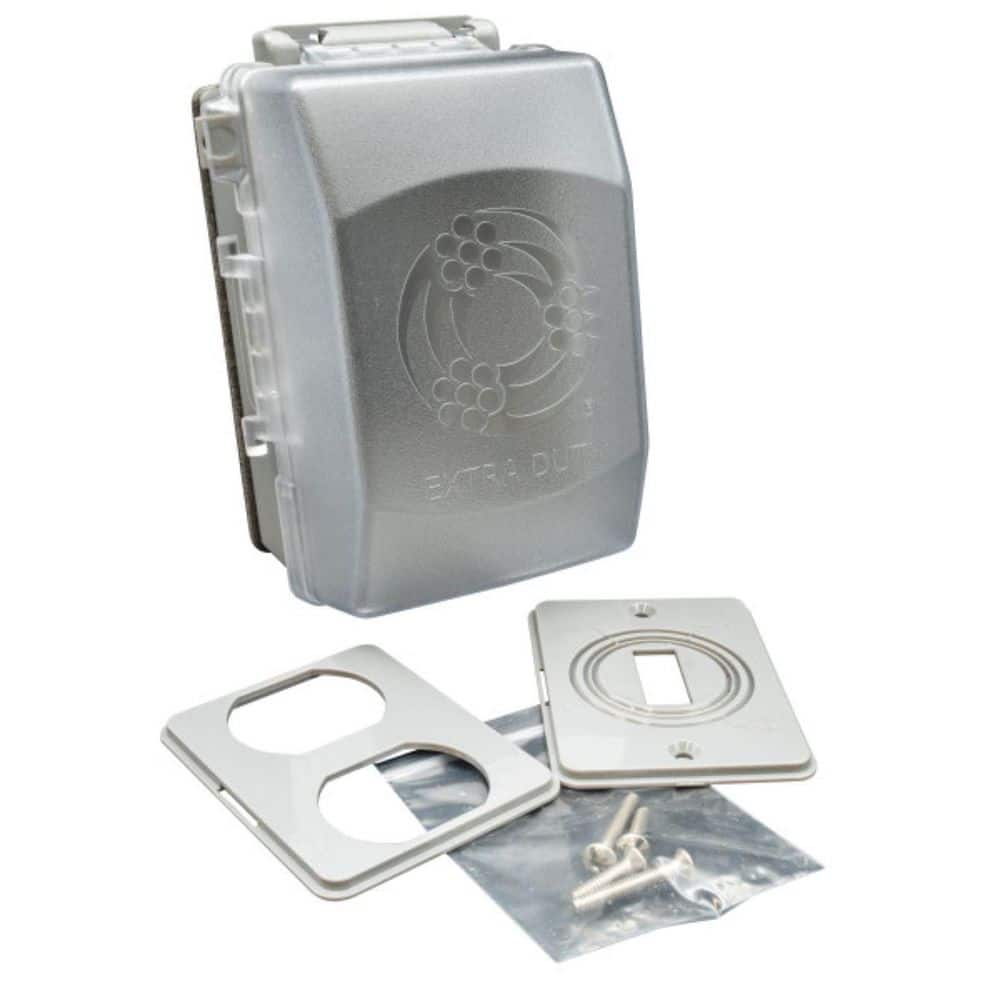 Southwire 1-Gang Extra Duty Clear While-In-Use Cover 18-in-1 (2)