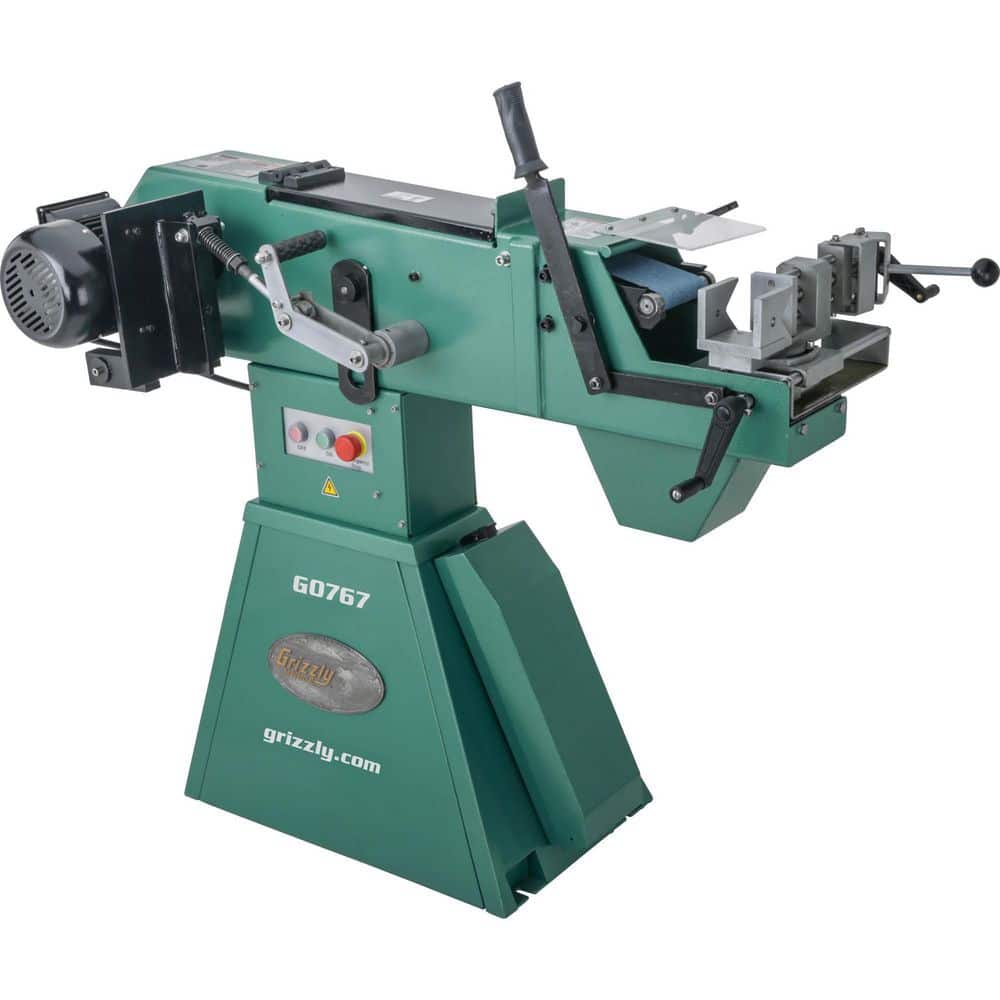 Grizzly Industrial 4 in. x 79 in. Abrasive Tube Notcher (1)