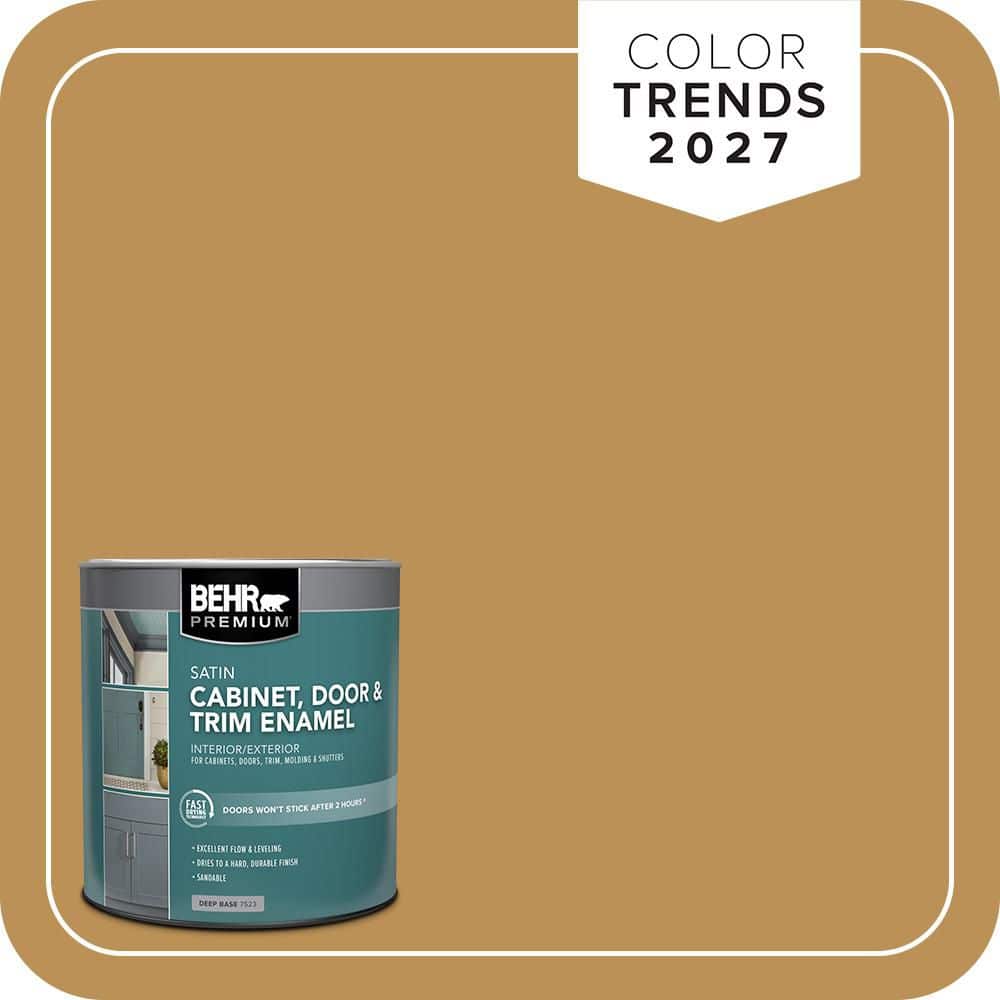 BEHR PREMIUM 1 qt. #MQ4-07 Radiance Satin Enamel Interior/Exterior Cabinet, Door & Trim Paint (1)