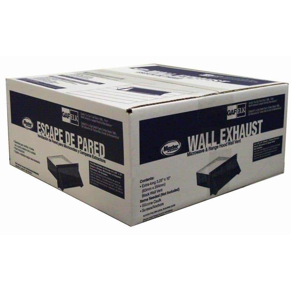 Master Flow 3-1/4 in. x 10 in. Rectangular Appliance Wall Vent (3)