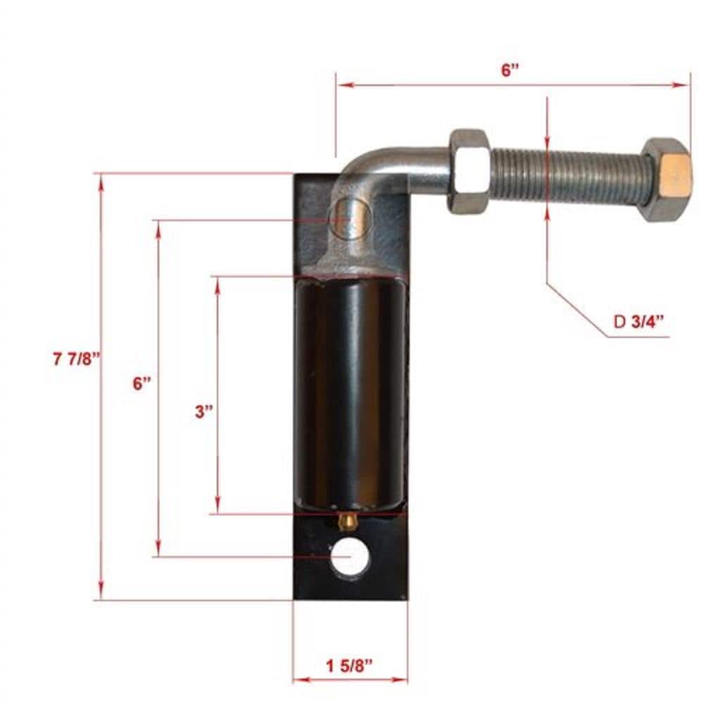 ALEKO 3/4 in. J-bolt For Driveway Gates (2)