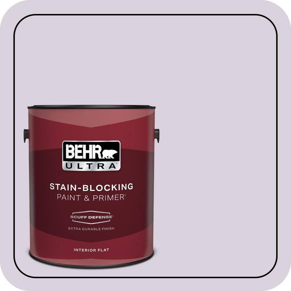 BEHR ULTRA 1 gal. #S100-1 Spring Bouquet Extra Durable Flat Interior Paint & Primer (1)
