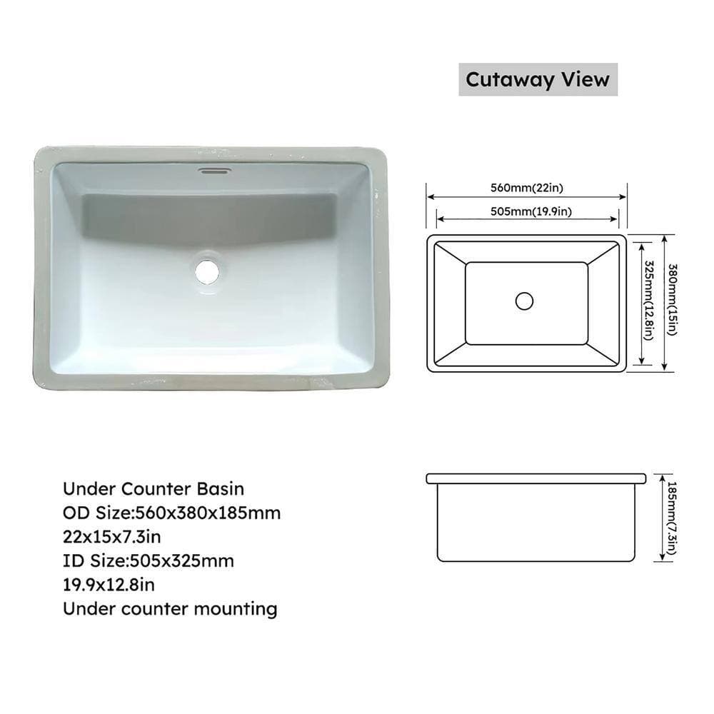 JimsMaison 37 in. W x 22 in. D Engineered Stone Composite Carrara Gold Rectangular Single Sink Vanity Top (2)