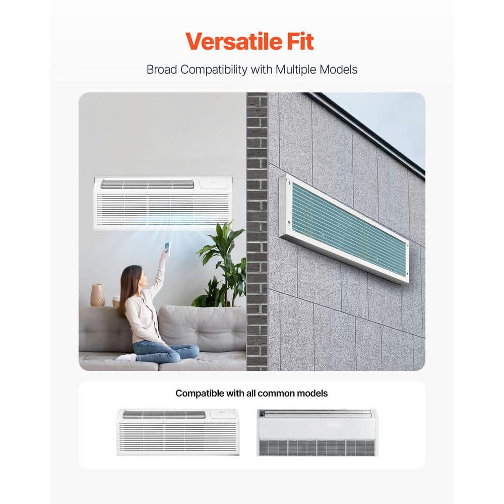 VEVOR Air Conditioner Wall Sleeve, Through the Wall Air Conditioner Sleeve, Wall Sleeve, Compatible with Most Brands (2)