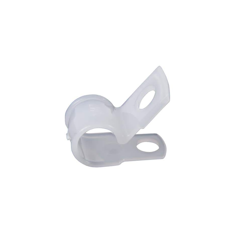 Gardner Bender 3/8 x 1/4 in. One Hole Plastic Cable Clamp (18-Pack) (4)