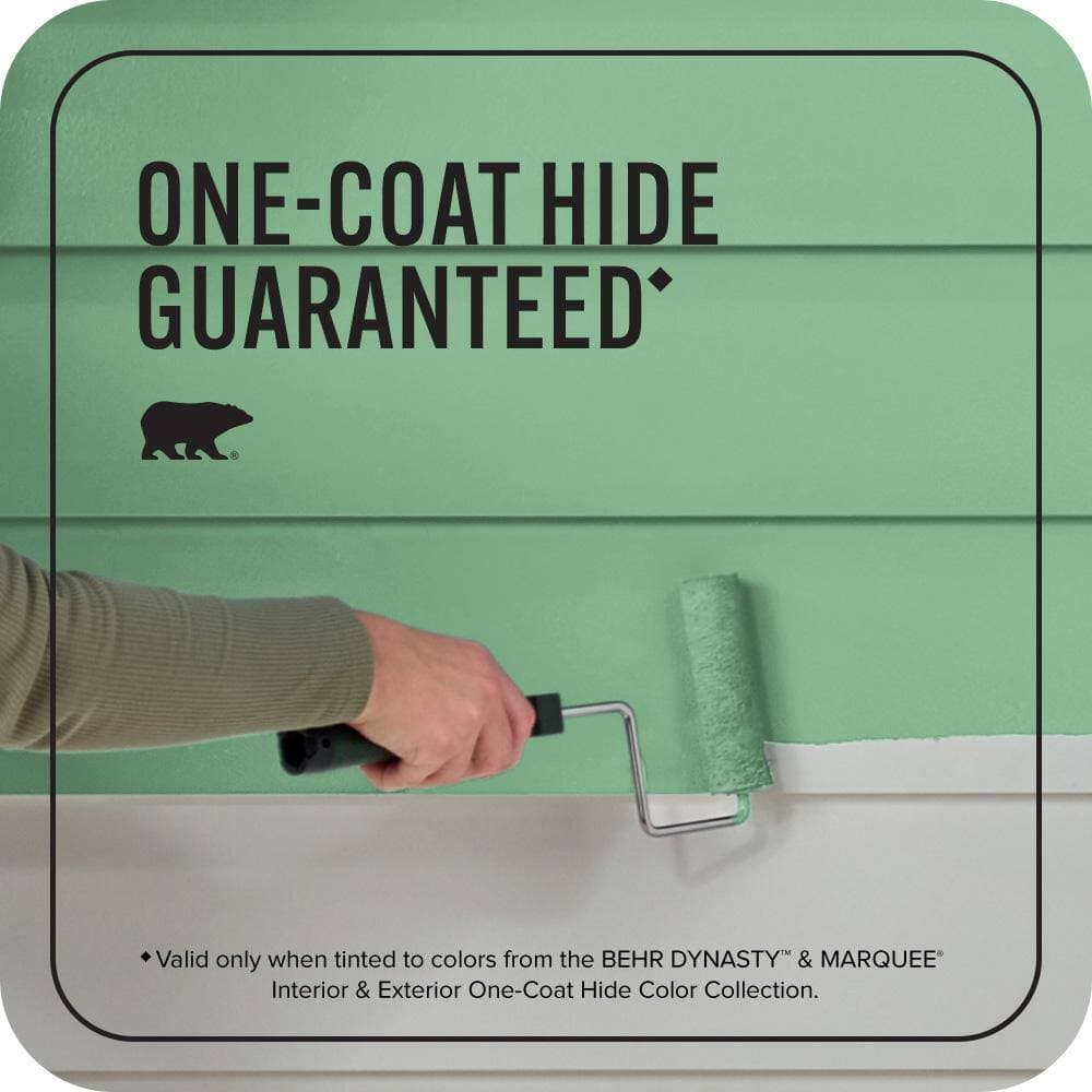 BEHR MARQUEE 1 gal. #460D-5 Tree Fern Flat Exterior Paint & Primer (3)