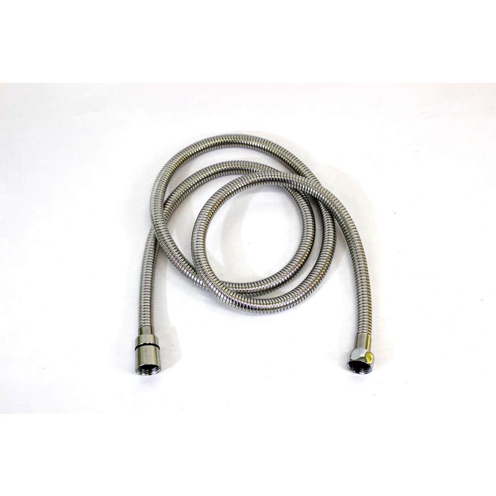 CMI inc 60 in. 304 Stainless Steel Shower Hose Perfect for Handheld Shower Heads (2-Pack) (2)