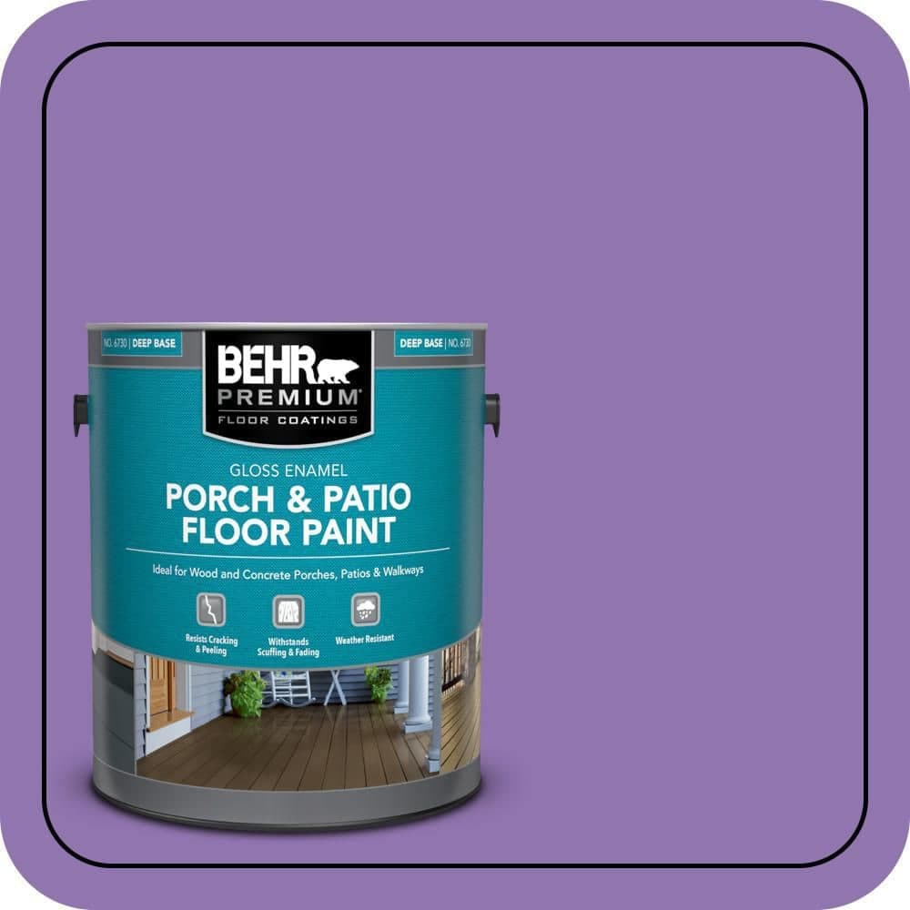 BEHR PREMIUM 1 gal. #P570-5 Romantic Moment Gloss Enamel Interior/Exterior Porch and Patio Floor Paint