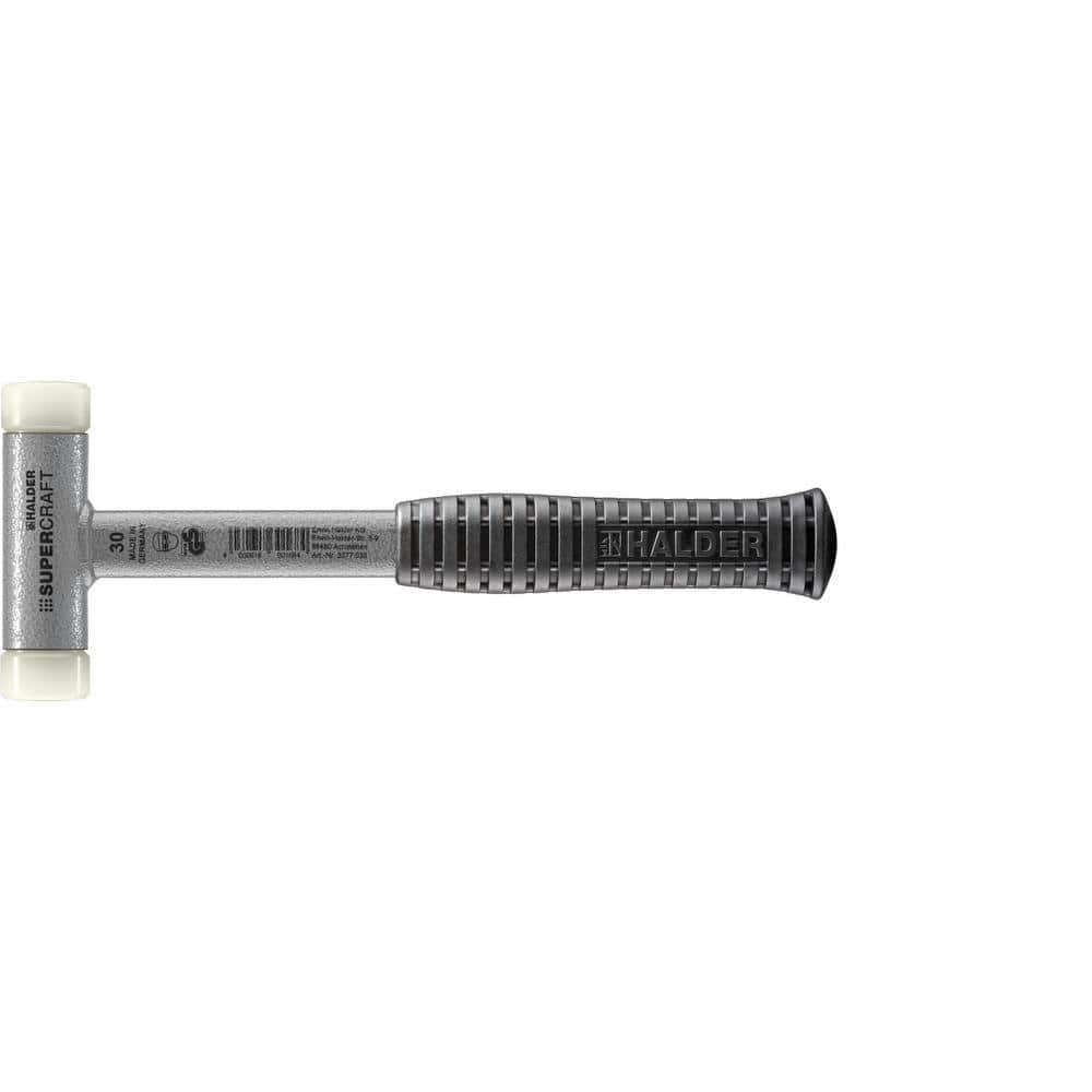 Halder Supercraft 30 Dead Blow 1.29 lbs. Nylon Hammer with 11.61 Metal Handle Rubber Grip