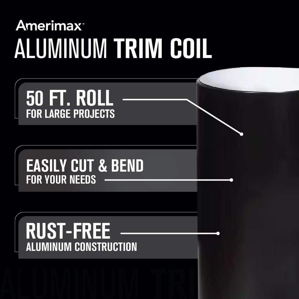 Amerimax Home Products 50 ft. Black over Bronze Aluminum Trim Coil (2)