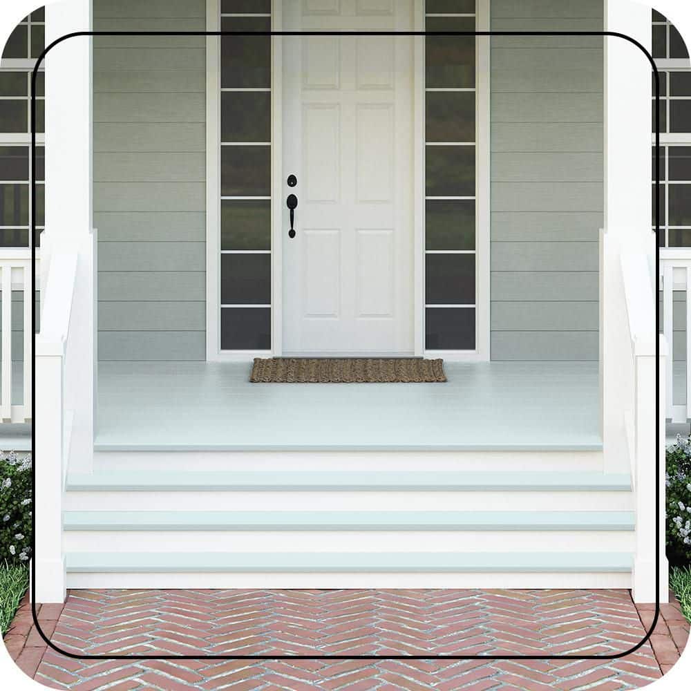 BEHR PREMIUM #M480-1 Textured Low-Lustre Enamel Interior/Exterior Porch and Patio Anti-Slip Floor Paint (2)