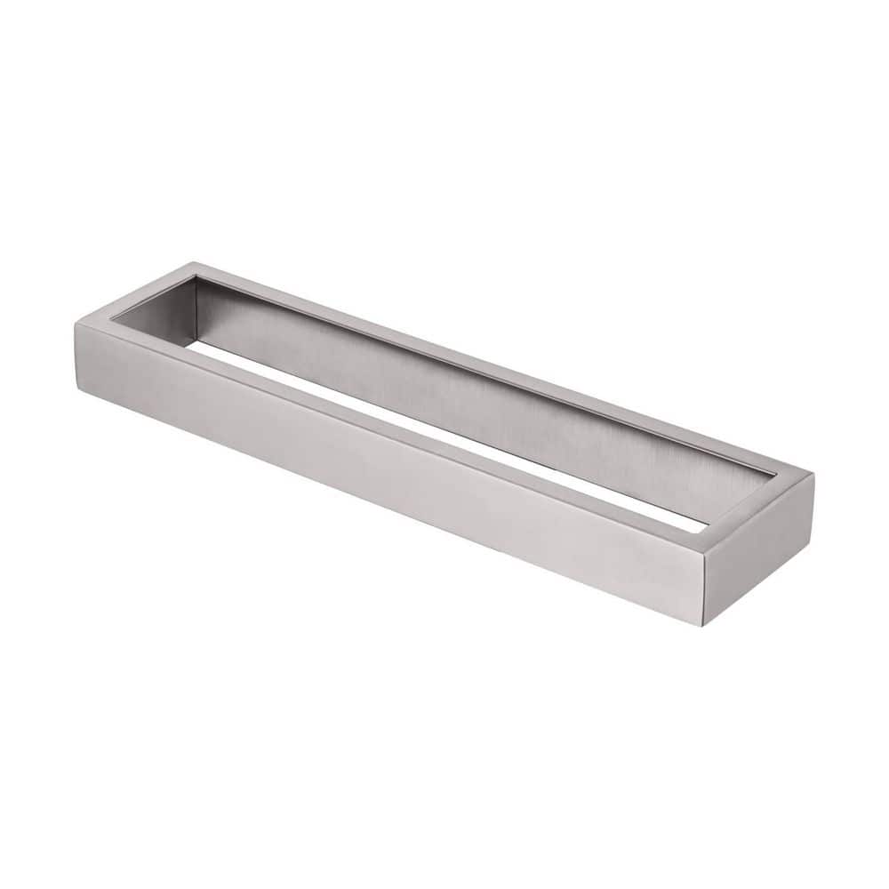 Unbranded 1 Pack Brushed Nickel Stainless Steel 12 in. Wall Mounted Modern Bathroom Hand Towel Bar Rack Holder Rod