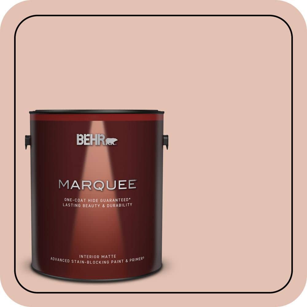BEHR MARQUEE 1 gal. #S180-2 Sunwashed Brick Matte Interior Paint & Primer