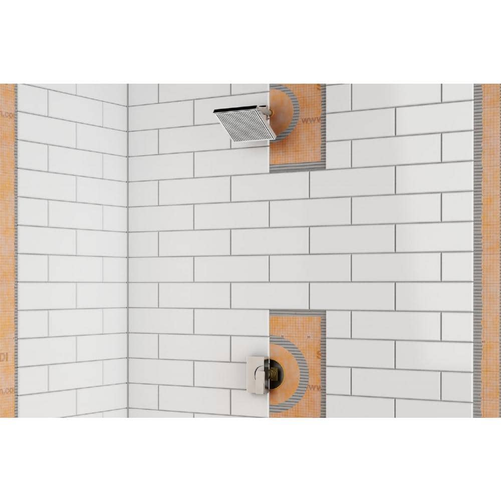 Schluter Kerdi-Seal-PS 6-3/4 in. x 6-3/4 in. x 4 mil Pipe Seal Underlayment with 3/4 in. Rubber Gasket (3)