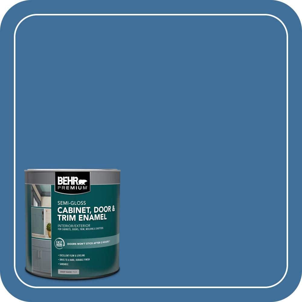 BEHR PREMIUM 1 qt. #M520-6 National Anthem Semi-Gloss Enamel Interior/Exterior Cabinet, Door & Trim Paint