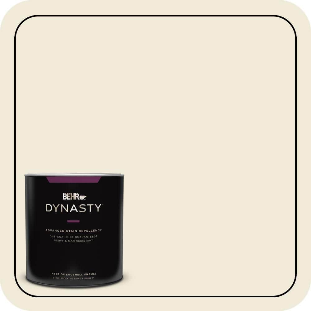 BEHR DYNASTY 1 qt. #T11-20 Lucky Potato Eggshell Enamel Interior Stain-Blocking Paint & Primer