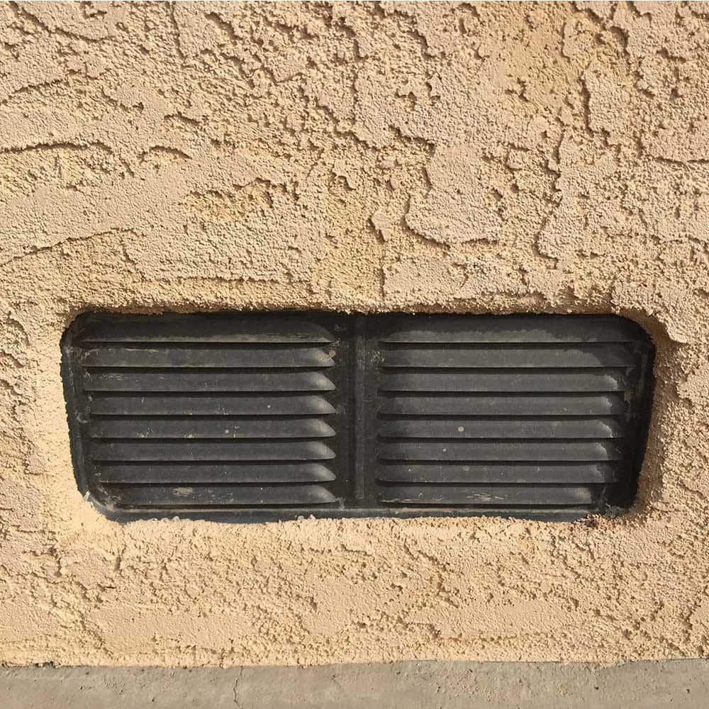 Gibraltar Building Products 14 in. x 6 in. Bonderized Steel Foundation Vent (3)