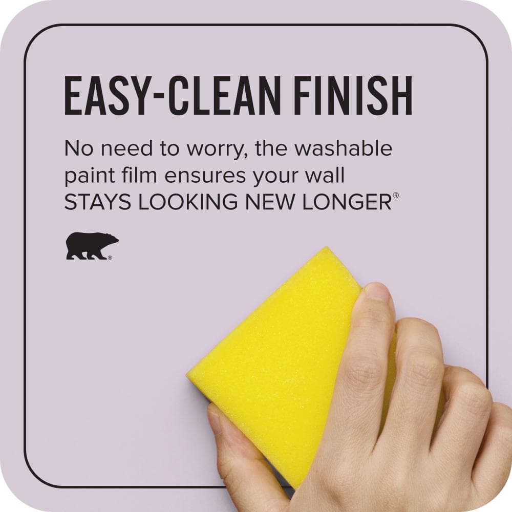 BEHR ULTRA 1 gal. #670C-3 Purple Cream Extra Durable Eggshell Enamel Interior Paint & Primer (4)