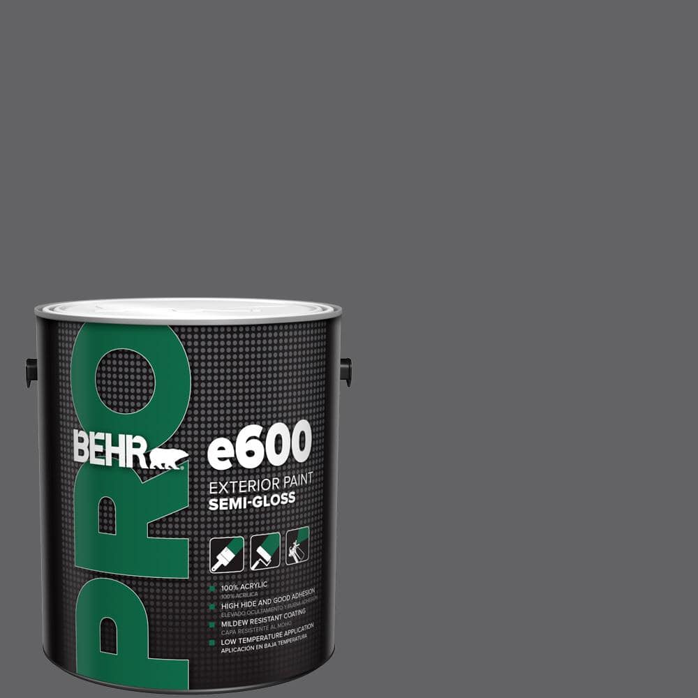BEHR PRO 1 gal. #N530-6 Digital Semi-Gloss Exterior Paint