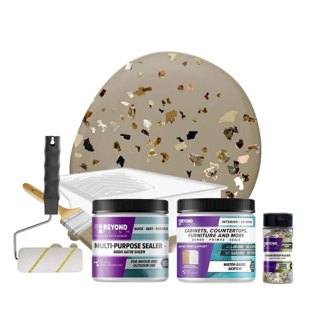 BEYOND PAINT Countertop Kit and Oxford Bronze Flecks