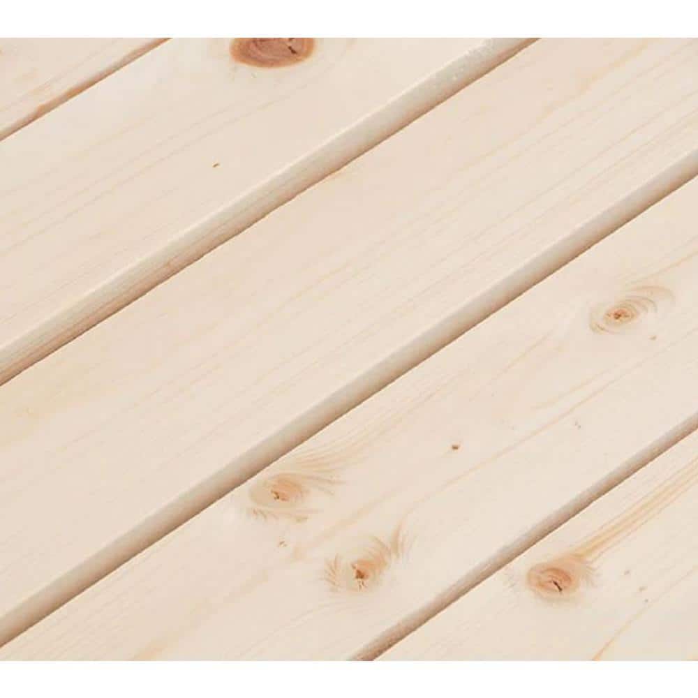 Unbranded 1 in. x 6 in. x 8 ft. Premium Pine S4S Common Board (5-Pack) (3)