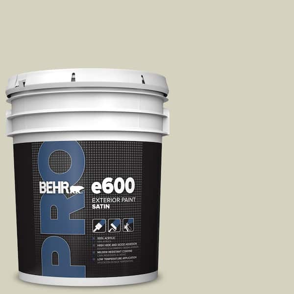 BEHR PRO 5 gal. #PPF-14 Traditional Tan Satin Exterior Paint (2)