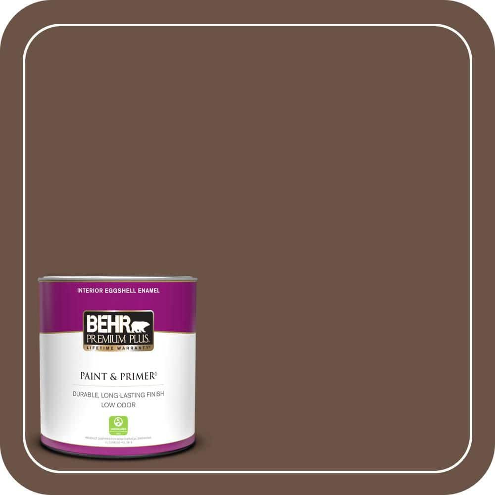 BEHR PREMIUM PLUS #MQ2-05A Authentic Brown Enamel Low Odor & Primer (1)