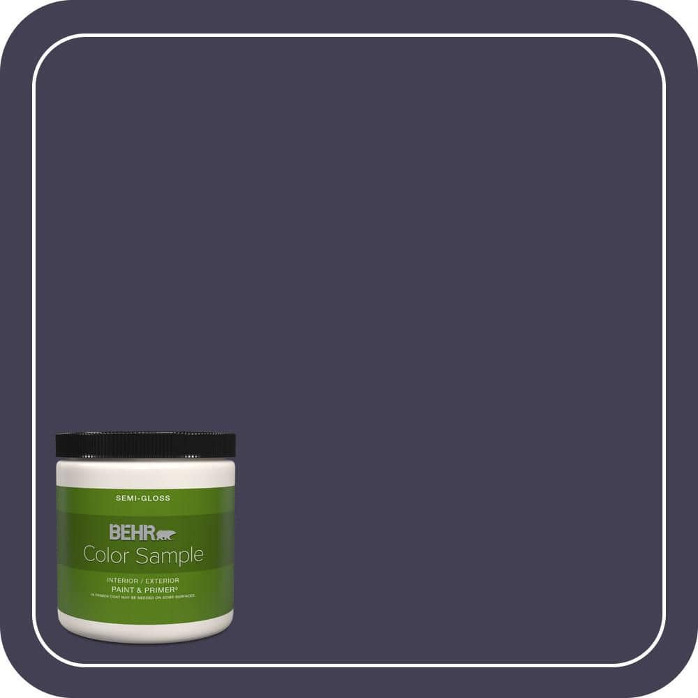 BEHR PREMIUM PLUS 8 oz. #MQ5-39 Artistic License Semi-Gloss Interior/Exterior Paint & Primer Color Sample