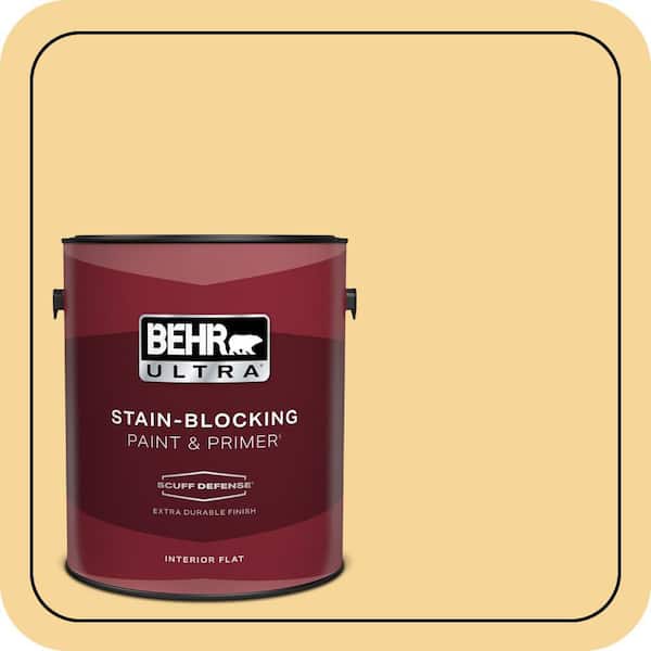 BEHR PREMIUM PLUS #350C-3 Applesauce Interior/Exterior Paint & Primer Color Sample (2)