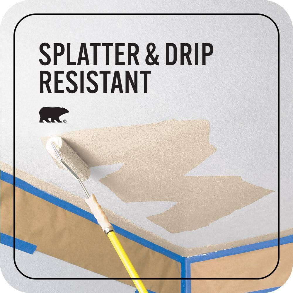 BEHR ULTRA 1 gal. #S280-2 Beach Grass Ceiling Flat Interior Paint and Primer (4)