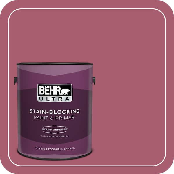 BEHR ULTRA 1 gal. #MQ1-07 Shine Baby Shine Extra Durable Eggshell Enamel Interior Paint & Primer (2)