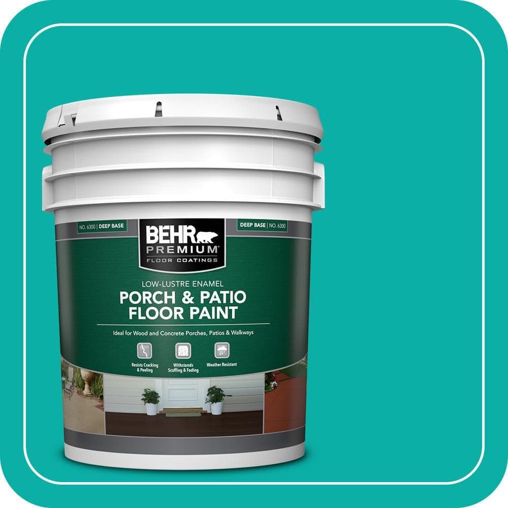 BEHR PREMIUM #490B-5 Textured Low-Lustre Enamel Interior/Exterior Porch and Patio Anti-Slip Floor Paint (1)