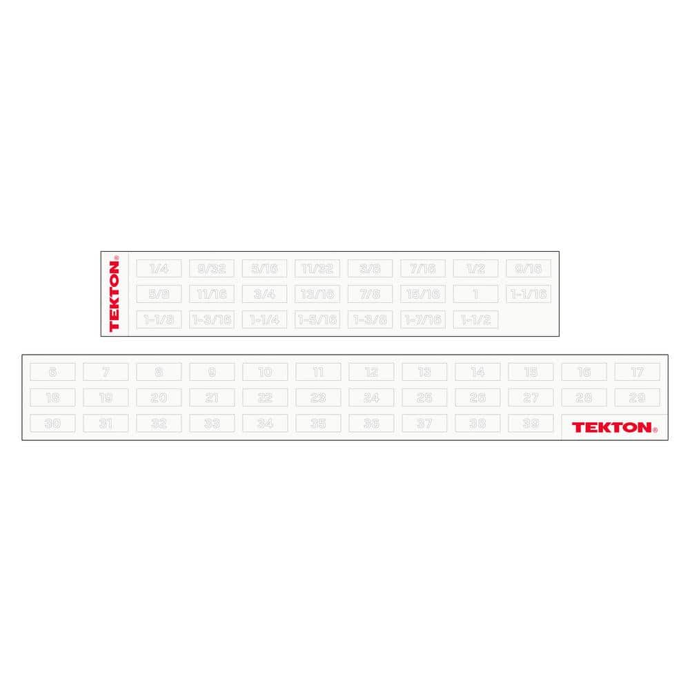 TEKTON 1/4-1-1/4 in., 6-32 mm 45-Degree Offset Box End Wrench Set with Modular Slotted Organizer (19-Piece) (3)