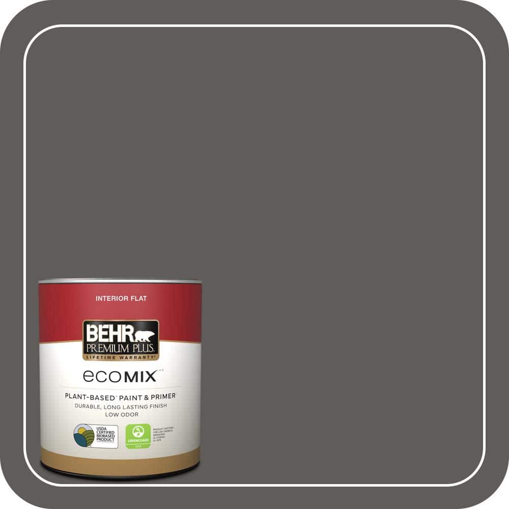 BEHR PREMIUM PLUS #PPU18-19 Intellectual Flat EcoMix Plant-Based & Primer (1)