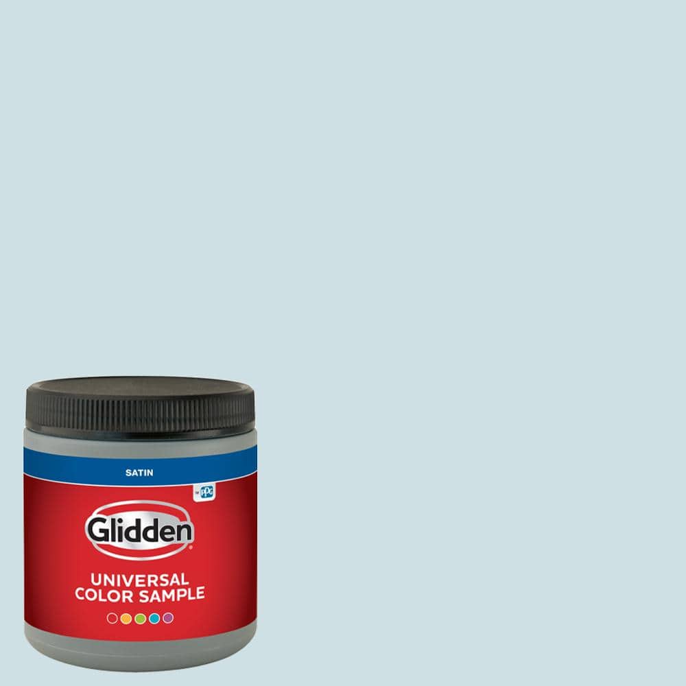 Glidden 8 oz. PPG1150-2 Water Lily Satin Interior Paint Sample (1)