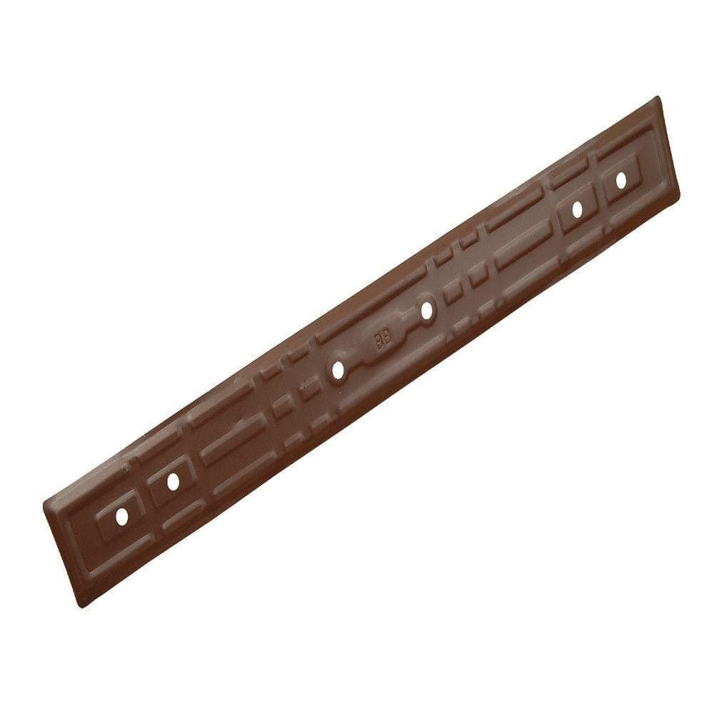 Amerimax Home Products Royal Brown Half Round Aluminum Downspout Universal Conductor Band (1)