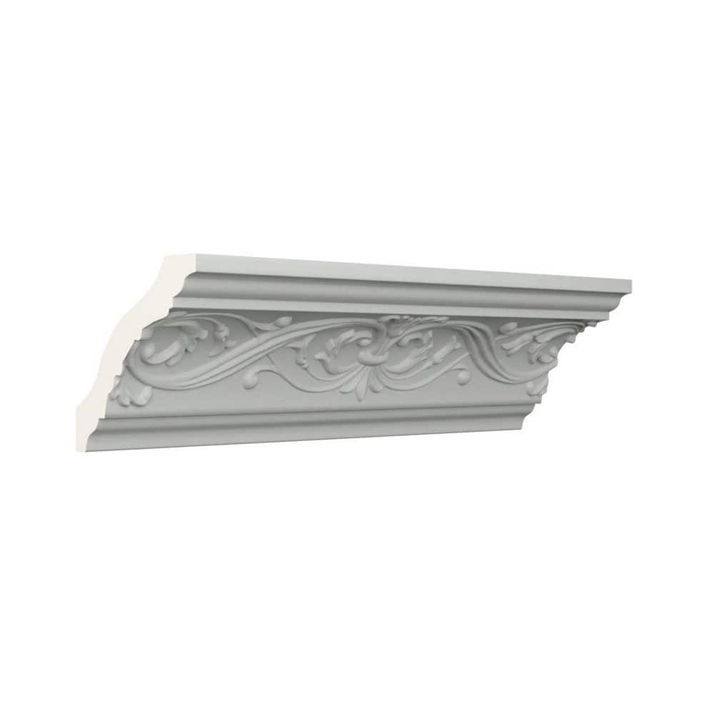 Ekena Millwork Abel 3.125 in. D x 4.5 in. W x 96 in. L Polyurethane Crown Moulding (2)