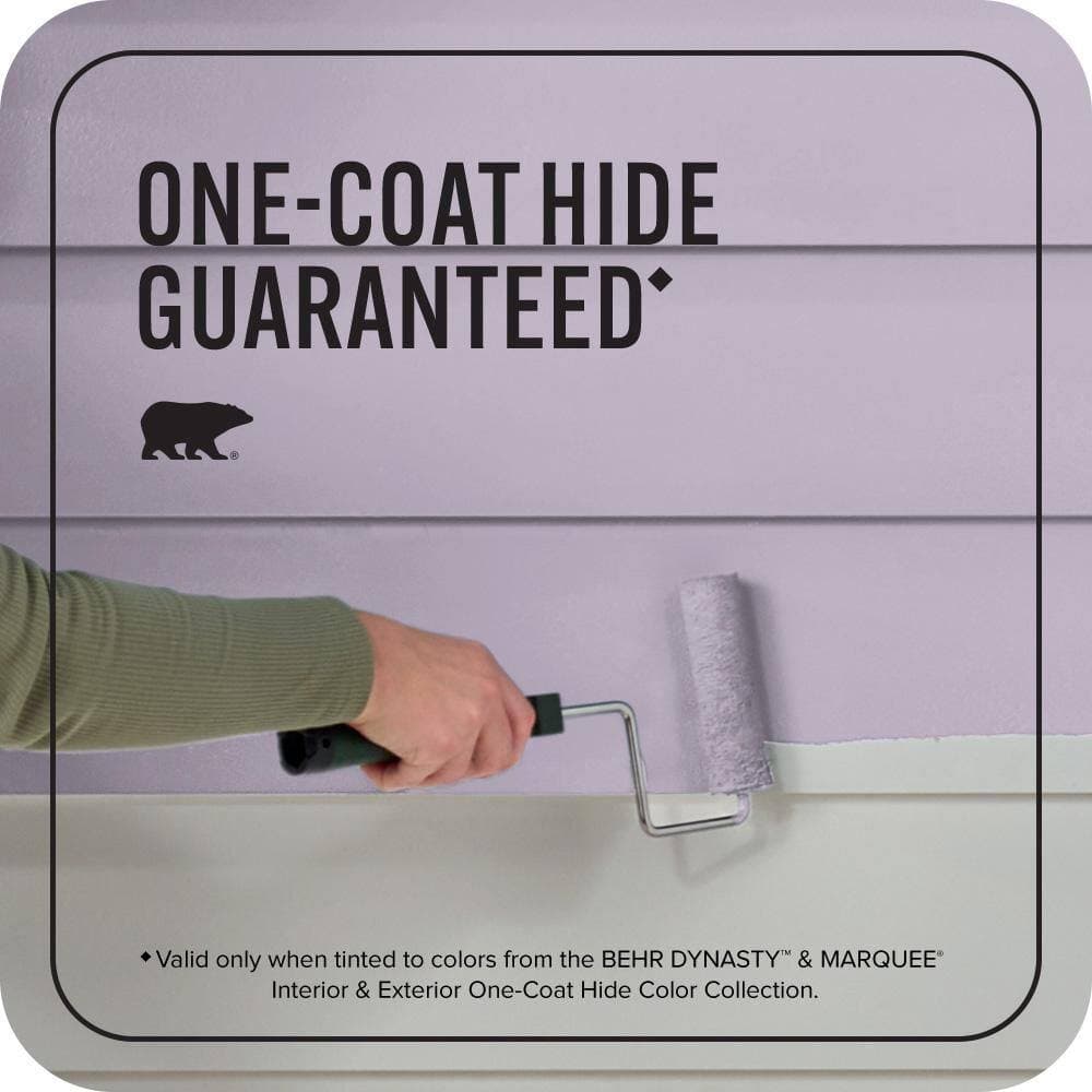 BEHR MARQUEE 1 gal. #S100-3 Courtly Purple Flat Exterior Paint & Primer (3)