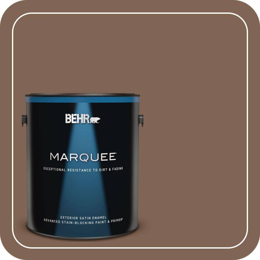 BEHR MARQUEE 1 gal. #N240-7 Joshua Tree Satin Enamel Exterior Paint & Primer