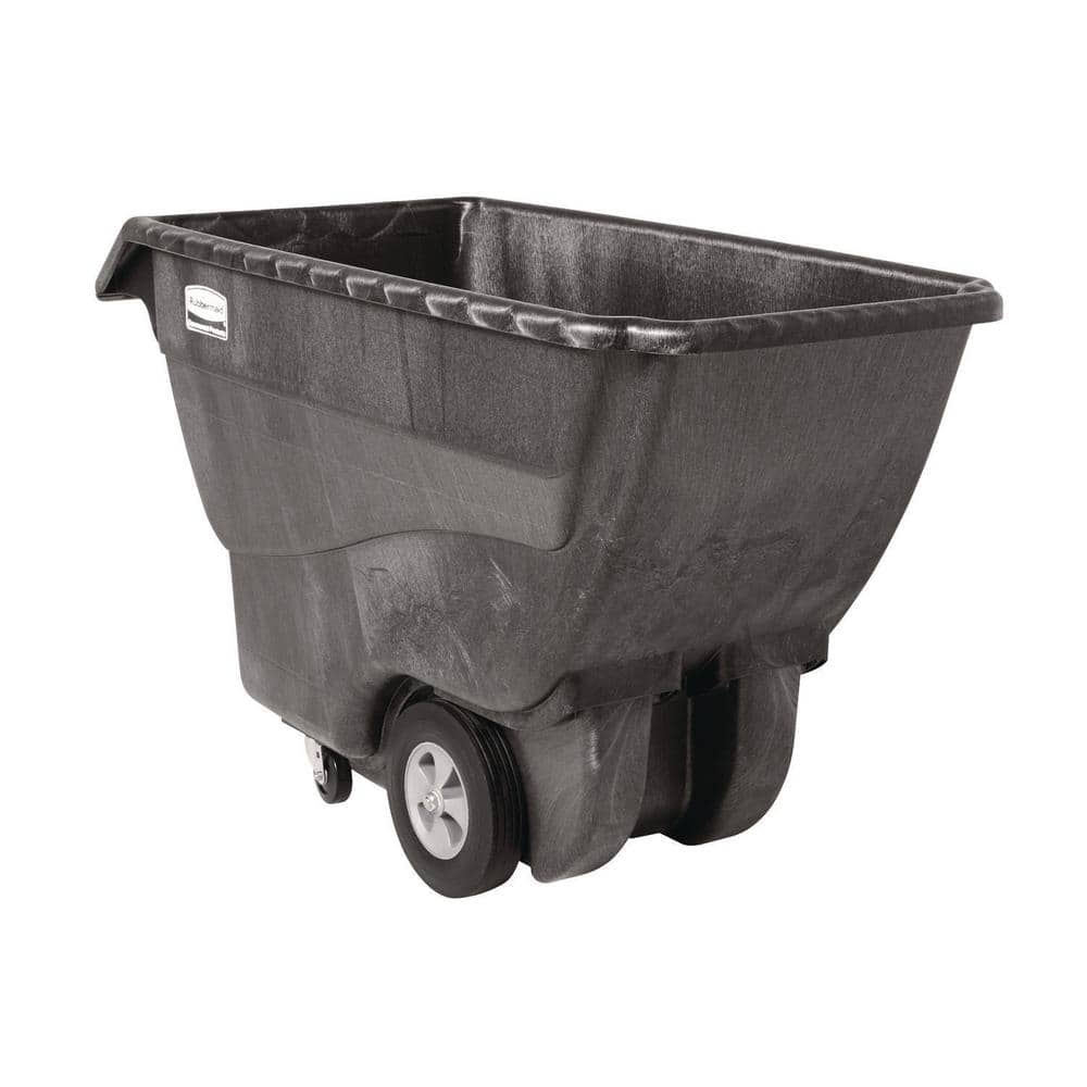 Rubbermaid Commercial Products 3/4 cu. yd. Standard Duty Tilt Truck, Structural Foam Molded