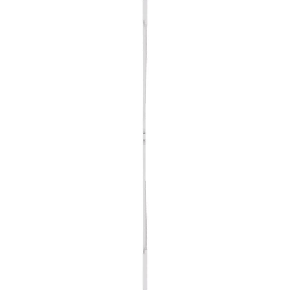 Ekena Millwork 40 in. H x 94-1/2 in. W 26.24 sq. ft. Cedar Park PVC Wainscot Paneling Kit (3)