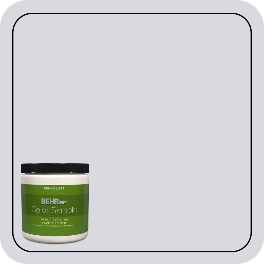 BEHR PREMIUM PLUS 8 oz. #MQ3-30 Petal Tip Semi-Gloss Interior/Exterior Paint & Primer Color Sample