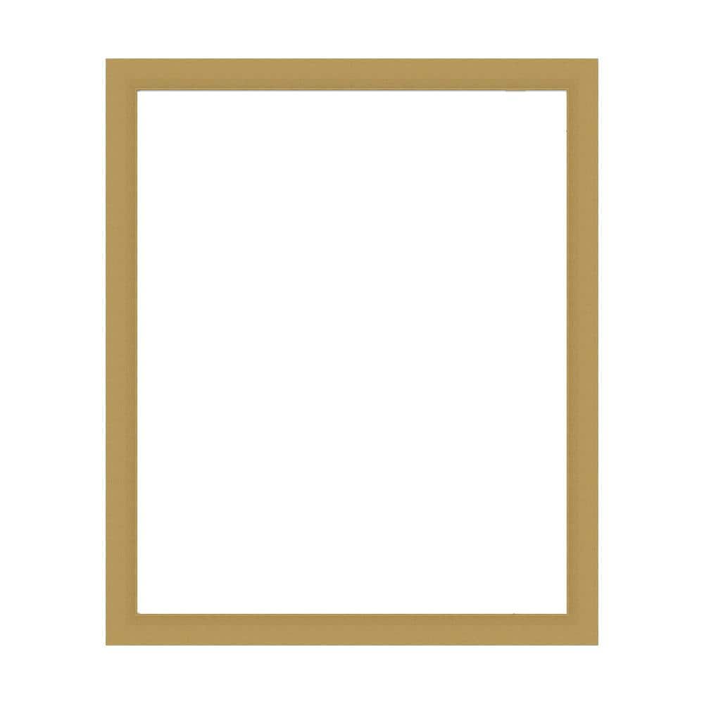 Amanti Art Mirror Makeover Grace Brushed Gold 31.25 in. W x 37.25 in. H Bathroom Mirror Frame Border Kit-Fits a 30 x 36 Mirror (1)