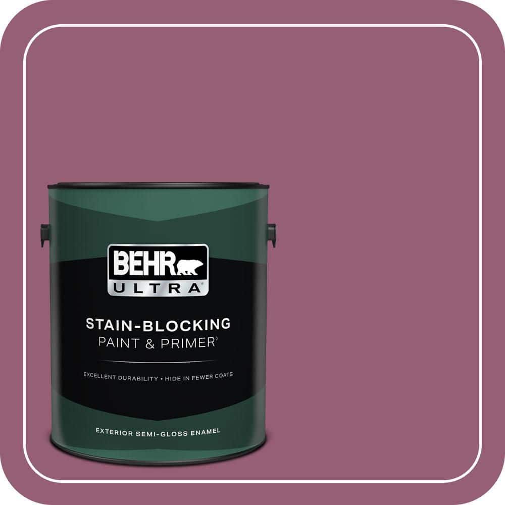 BEHR ULTRA 1 gal. #MQ1-03 Glitz and Glamour Semi-Gloss Enamel Exterior Paint & Primer